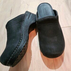 Sanita Clog Black Suede (New)